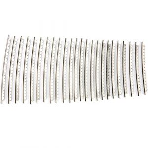 24 Pièces Guitare Fret Fil Ensemble 2.7mm Folk en Bois Guitares Touche Fil en Acier Inoxydable Pièces de Remplacement Guitare Électrique pour Accessoires (Wustag, neuf)