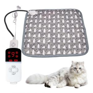 Tapis Chauffant Chien Chat, Coussin Chauffant &Eacute;lectrique Pour Animaux, Couverture Chauffante &Eacute;lectrique Coussin Chauffant Pour Animaux De Compagnie Anti-Mordant Imperm&eacute;able Avec Temp&eacute;rature R&eacute;glable (CANZHOUH, neuf)