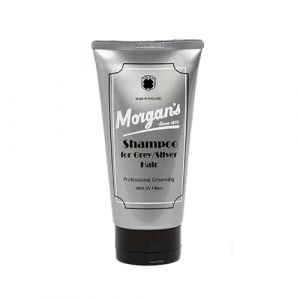 Morgan's Pomade Shampooing pour Cheveux Gris et Argentés, Enrichi en Huile de Jojoba, Éclaircit les Cheveux et Neutralise les Tons Jaunes, avec Filtres UV 150ml (Solretail LTD, neuf)