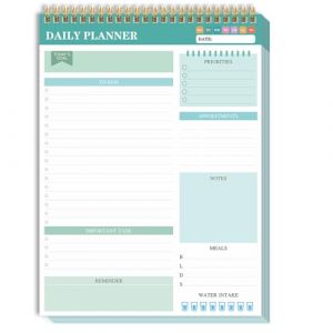 Gumiho Agenda Semainier Spirale - Planning Semaine - Planificateur Hebdomadaire - Weekly Planner, Agenda To Do List Bloc Note (A4 Bleu) (Gumiho., neuf)