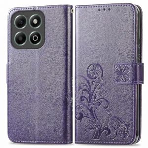 RankOne Coque en Cuir pour Honor 200 Smart/Honor X7C (6.8" inches), &Eacute;tui Portefeuille avec 3 Emplacements pour Cartes 1 Poche &agrave; Monnaie - Violet fonc&eacute; (Rankone, neuf)