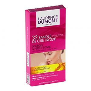 LAURENCE DUMONT Bandes de Cire Froide Sourcils & Petites Zones Huile d’Argan Aloe Vera x32 (lot de 3) (MF ECOM NETWORK, neuf)