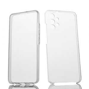 Max Power Digital Coque pour Samsung Galaxy A32 4G Silicone Transparent Housse Antichoc Double Face 360 Degr&eacute;s Etui Arri&egrave;re et Avant - Protection Compl&egrave;te de Votre T&eacute;l&eacute;phone Portable (Max Power Digital, neuf)