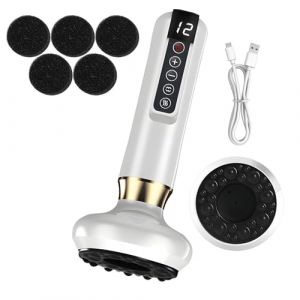 Appareil de Massage &agrave; Bulles &eacute;lectrique,Appareil de Massage Anti-cellulite pour Jambes/Ventre/Mains,Appareil Anti-cellulite, Appareil de Drainage Lymphatique avec 12 Programmes et 4 Modes (Blanc) (Estoniaecotech O&Uuml;, neuf)