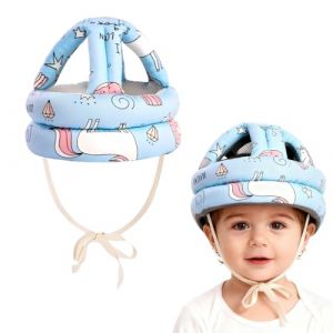 OPVYAEU Casque B&eacute;b&eacute; Anti-Choc, Protection T&ecirc;te B&eacute;b&eacute; 1&ndash;3 Ans, Casque Anti Chute Enfant, Casque S&eacute;curit&eacute; B&eacute;b&eacute; pour Marche & Ramper, Prot&egrave;ge-T&ecirc;te B&eacute;b&eacute; Contre Chocs et Chutes (HAN JIAWEI DE DIAN, neuf)