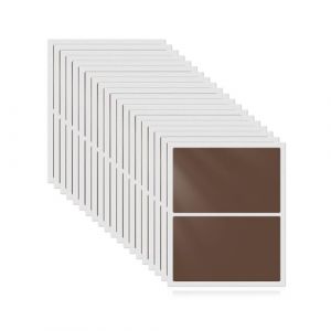 YIKIADA Lot de 40 &eacute;tiquettes rectangulaires marron - 75 x 50 mm - Autocollantes - Grands entrep&ocirc;ts - &Eacute;tiquettes adh&eacute;sives &eacute;tanches pour confiture et adresse (YIJIADA, neuf)