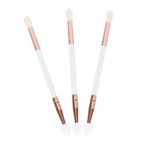 WRITWAA 3pièces Pinceau à Paupières à Double Tête Pratique Outil De Maquillage Pour Fille Pinceau De Maquillage Pour Yeux (Saieli, neuf)