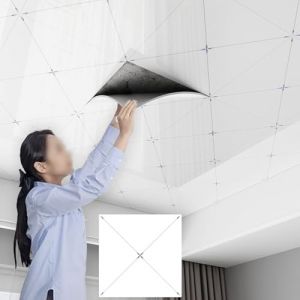 Unikicool Dalles de Plafond Suspendu,Dalles de Plafond d&eacute;coratives en PVC,Dalles de Plafond Autocollantes 3D,rev&ecirc;tement Mural imperm&eacute;able,&eacute;paisseur 2 mm pour Maison,Bureau,Cuisine,Restaurant (Unikicool, neuf)