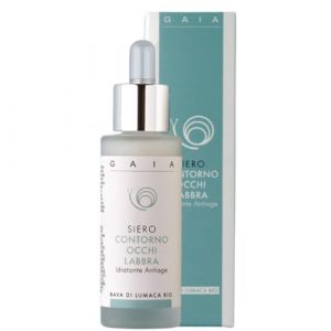 Contour Yeux L&egrave;vres Gaia 30 ml 100 % Made in Italy ; Hydratant, Nourrissant, Anti-age; Bave d'escargot pur et acide hyaluronique, adjuvant dans le traitement des rides et des cernes homme et femme (Greenlab Cosmetics, neuf)
