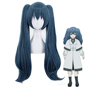 Tokyo Ghoul Re Yonebayashi Saiko deux queues de cheval perruque Cosplay Costume femmes longue résistant à la chaleur synthétique cheveux fête perruques MZ-1246 (good stuff A, neuf)