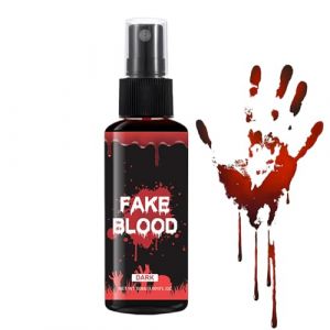 Sang Halloween | 50ml Accessoire D&eacute;guisement Photo - Accessoire Cosm&eacute;tique Portable pour Artistes Maquillage Cin&eacute;ma &Eacute;v&eacute;nements &agrave; Th&egrave;me Maisons Hant&eacute;es Mascarades Pi&egrave;ces Scolaires S&eacute;ances Photo - (Givbeaut, neuf)