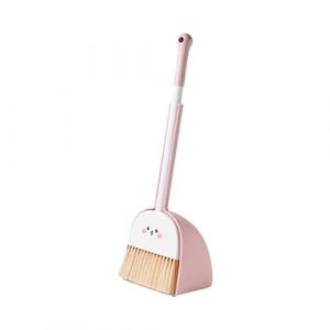 Luwecf Mini Balai avec Pelle à Poussière pour Enfants, Petit Ensemble d'aide au Ménage, Ensemble de Nettoyage en Plastique pour Nettoyage Domestique et Faire, Lapin (Fenbin, neuf)