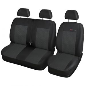 MOTOS Housse Siege Voiture Universelle pour Citroen BERLINGO Van, Protection de si&egrave;ge de Voiture avec syst&egrave;me de Coussins gonflables Actifs, id&eacute;ale pour Les conducteurs, mat&eacute;riau &agrave; Trois Couches (MOTOS EU, neuf)
