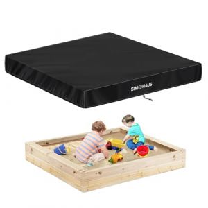 SIMPHAUS B&acirc;che Bac &agrave; Sable Imperm&eacute;able 200x200x20cm,Couverture de Bac &agrave; Sable,Housse Bac &agrave; Sable avec Bande Elastique,Bache pour Bac a Sable Enfant,Piscine de Jardin,Anti-d&eacute;chirure 420D Tissu Oxford (GRACEEU, neuf)