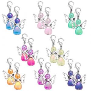 COYUN 20 Pièces Porte-clés Pendentif Ange, Cadeau Fin d'année Creche, Ange Gardien Porte clés, Cadeau Invité, Porte Clef Merci pour Baptême Anniversaire, Mariage Communion (HLWA RETAILS LTD UKSTORE, neuf)