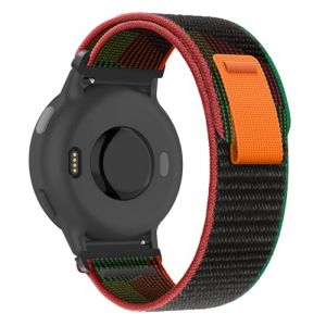 SumRioo 20mm Bracelet pour Garmin Vivoactive 5/Vivoactive 3/3 Music/Venu 2 Plus/Venu/Sq/Sq 2, Nylon Bracelet pour Garmin Forerunner 55/165/165 Music/245/245 Music/645/645 Music, Mosa&iuml;que (GuiStar JP, neuf)