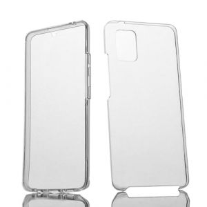 Max Power Digital Coque pour Samsung Galaxy A51 5G Silicone Transparent Housse Antichoc Double Face 360 Degr&eacute;s Etui Arri&egrave;re et Avant - Protection Compl&egrave;te de Votre T&eacute;l&eacute;phone Portable (Max Power Digital, neuf)