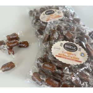 BRIEUC &ndash; 1KG de Bonbons Mous au Caramel au Beurre Sal&eacute; (Sel de Gu&eacute;rande) - Gourmandise Bretonne 100% FRAN&Ccedil;AISE (Les cr&ecirc;pes Paysan Breton, neuf)