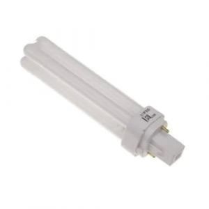 General Electric Ampoule 2 broches Double tube D CFL à faible consommation d'énergie 10 W G24D-1 Blanc chaud 10000 heures (BVAnegoce, neuf)