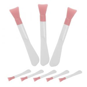 WRITWAA Ensemble De 8 Pinceaux En Silicone Pour Masque Double Applicateur Pour Le Nettoyage Du Visage À La Boue Outil De Soin De La Peau Doux Et Délicat Format Voyage (Saieli, neuf)