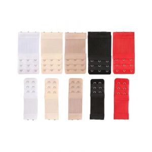 CULEB 10 PCS Extension de Soutien Gorge,Rallonge de Soutien-Gorge pour Femme,3 Rangs avec 2 Crochets 3 Crochets,Rallonges de Sous-V&ecirc;tements Douce Confortable et Extensible (CULEB, neuf)