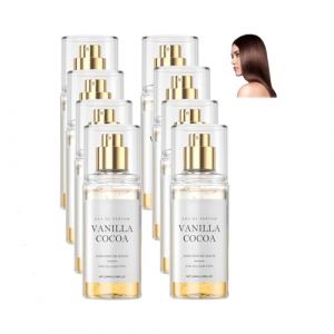 Le spray parfumé pour cheveux nourrit les cheveux secs grâce à un mélange rafraîchissant de cacao, conférant à vos cheveux un charme séduisant et un parfum frais. (8pcs) (Z Xibo, neuf)