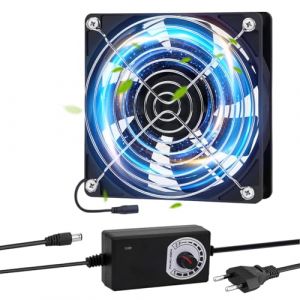 yivom Ventilateur PC 120mm, Ventilateur de Boîtier avec Contrôle de Vitesse, Ventilateur d'ordinateur pour PC, Playstation, TV Box, Châssis et Serveur (Jiomog, neuf)