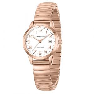 Timever Montre à Quartz analogique pour Femme avec Bracelet Extensible en Acier Inoxydable,Date,Étanche 3 ATM,Gros Chiffres,Idée de Cadeau pour Dames et Amie (lingzhongkeji, neuf)