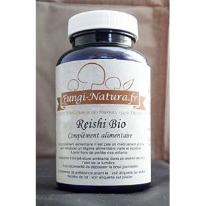 REISHI (GANODERMA) BIO 120 GELULES 500mg - Société Française - Certifié Bio (FUNGI NATURA ✅, neuf)