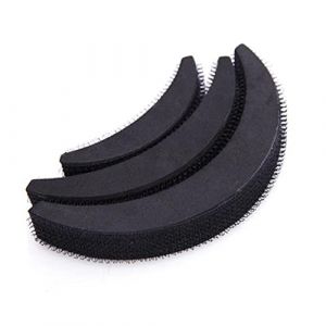 Healeved 3pièces Clip Forme De Croissant Pour Cheveux Accessoires De Coiffure Liu Outils De Volume De Racine Éponge Noir (Sonieg, neuf)