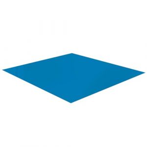 Krmoau Revêtement de sol pour piscines | Tapis de sol gonflable rond 2 m pour piscines | Tapis de sol carré résistant pour piscines hors sol (cicrel, neuf)