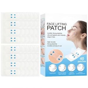 wiroouia Bande de levage invisible et imperm&eacute;able pour le cou &ndash; Patchs sculptants extensibles pour femmes beaut&eacute; des joues double menton soins de nuit (ruirut, neuf)