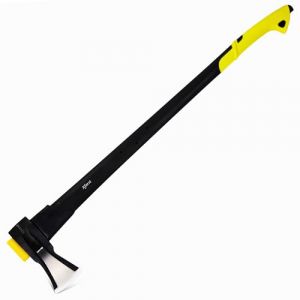 Xforst Hache Merlin SA2F, 93 cm &ndash; T&ecirc;te 2 kg & Poids Total 3,1 kg &ndash; Manche en Fibre de Verre &ndash; Fixation brevet&eacute;e t&ecirc;te-Manche &ndash; Id&eacute;al pour Le Bois de Chauffage & la for&ecirc;t (Xforst Store, neuf)