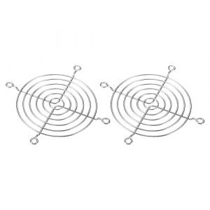 PATIKIL 90mm Ventilateur Doigt Grill, 2 Paquet 304 INOX Acier Gril Protecteur Garde Ventilateur Protection Couvercle pour 90x90mm Ventilateurs pour &Eacute;quipement Ordinateur DIY, Argent (PATIKIL UK, neuf)