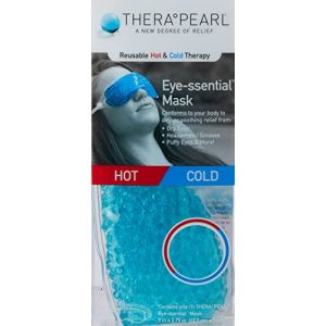 Therapearl, Masque froid pour les yeux, 1 masque, soulagement des maux de tête, masque de refroidissement pour les yeux, masque thermique pour les yeux secs, yeux gonflés, compresse pour les yeux, (Universdeproduits, neuf)