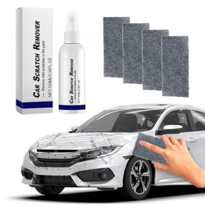 Efface Rayure Voiture, Car Efface Rayure Carrosserie Polissage avec Chiffon Nano Sparkle, Car Scratch Remover, Efface Rayures Profonde Voiture, Mod&egrave;le Cr&egrave;me de r&eacute;paration de Rayures de Voiture (1 PCS) (boyanboyan, neuf)