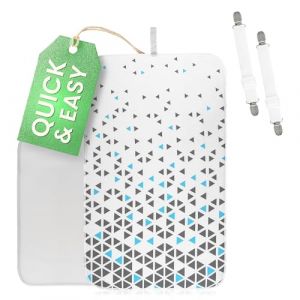 SimplySmooth Tapis De Repassage sur Table 100x60 comme Alternative A La Table A Repasser - Couverture De Repassage Resistante A La Chaleur avec Tendeurs, Toile A Repasser + E-Book - pour Voyages (Flipfeld, neuf)