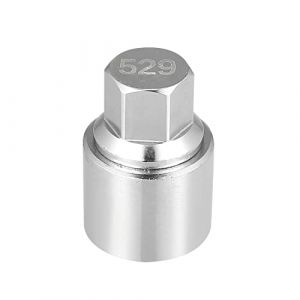 X AUTOHAUX 529 Cl&eacute; D&eacute;montage Serrure Douille &Eacute;crou Antivol de Roue Voiture pour VW Touareg Magotan Tiguan Phaeton (Weisser Berg, neuf)