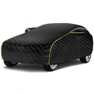 Bâche Anti Grêle Voiture pour Hyundai i30 N Hatchback,Housse de Protection Extérieure Voiture,Housse de Voiture Rembourrée,Imperméable,Anti-UV, Anti-poussière,Coupe-Vent (yzfllsopjz, neuf)