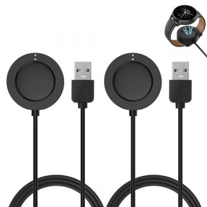 2 Pieces Chargeur Compatible avec Fossil Gen 4/5/5E/6, Emporio Armani, Skagen Falster 2, Misfit Vapor 2, Diesel Guard 2.5 – Câble USB Magnétique 100 cm – Charge Rapide et Sécurisée pour Smartwatch (guangzhoushikehankejiyouxiangongsi, neuf)