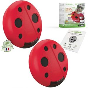 ISOTRONIC&reg; R&eacute;pulsif Contre Souris, Rats et Autres Nuisibles &agrave; Ultrason - Portable et Facile &agrave; Installer pour Maison, Bureaux, Jardins - T&eacute;chnologie Intelligente, 2 pi&egrave;ces (Internetz24, neuf)