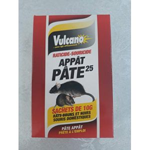 Pate Raticide/Souricide Prêt à l'emploi Boite de 200 grs (Achats-en-nord / Worldmagic, neuf)