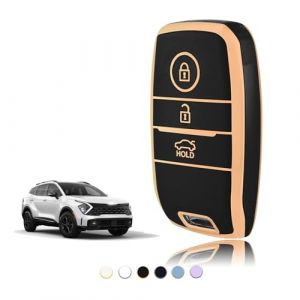 TOOMUME Coque Cl&eacute; TPU, Etui Cl&eacute; &Eacute;tui Cl&eacute; Adapt&eacute; pour Kia Sportage GT Line Sorento Picanto Soul NIRO Rio Stonic Optima Ceed Forte Koup, Couvre Clef Cache Cle Voiture Tel&eacute;commande - Smart Key (TOOMUME, neuf)