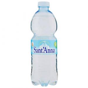 Eau Sant&rsquo;Anna, Bouteilles d&rsquo;Eau Naturelle de 0,5 litre, Eau Min&eacute;rale Naturelle en Bouteilles en Plastique 100% Recyclable, Paquet de 24 Bouteilles de 0,5 litre (Italiaen Gourmet UK Ltd, neuf)