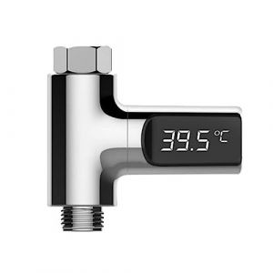 LHKJ Thermomètre de Douche à Affichage LED, Thermomètre de Douche avec Écran Rotatif d'Affichage, pour Salle de Bains (Lapetite Moi, neuf)