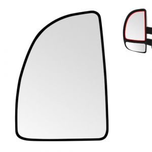 SENZEAL Verre de R&eacute;troviseur Remplacement pour Fiat Ducato Peugeot Boxer Citro&euml;n Jumper 1998-2006 Chauffant Retroviseur Ext&eacute;rieur (Sup&eacute;rieur Gauche) (senzeal, neuf)
