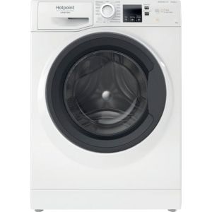 Hotpoint Ariston Lave-linge NF97WK IT Installation Libre, Fonction Vapeur, Chargement Frontal 1400 Tours, Tambour en Acier Inoxydable de 9 Kg, 76dB, 16 Programmes, Inverter, Classe &Eacute;nerg&eacute;tique A (Artedomus domotronica&domotica, neuf)