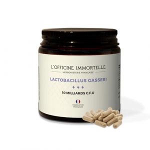 LACTOBACILLUS GASSERI | 10 MILLIARDS C.F.U | CONTRIBUE À LA GESTION DE LA GLYCÉMIE | FABRIQUE EN FRANCE | OFFICINE IMMORTELLE (L'Officine Immortelle, neuf)