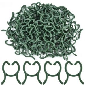 100 PCS Clips pour Plantes, 2 * 2.6cm Clips pour Attacher Les Plantes, Aide &agrave; l'escalade des Plantes grimpantes sur tuteur Spirale ou Piquet Bambou - Clips pour Le Jardinage et Le Potager (STANMAR CONCEPT, neuf)