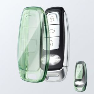 OFFCURVE Coque Cle Transparent Couvre Cl&eacute; Cache Clef, Etui a Cles &Eacute;tui &agrave; Cl&eacute;s Voiture pour Audi A1 A3 A4 A5 A6 A7 A8 Q1 Q3 Q5 Q7 Q8 S3 S4 S6 RS4 RS6 R8 TT TTS Seat Exeo 3R (OFF CURVE EUR, neuf)